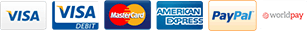 We accept these payment methods
