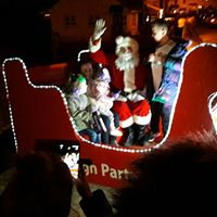 Santa and his Sleigh in Comber Santa home visits Comber