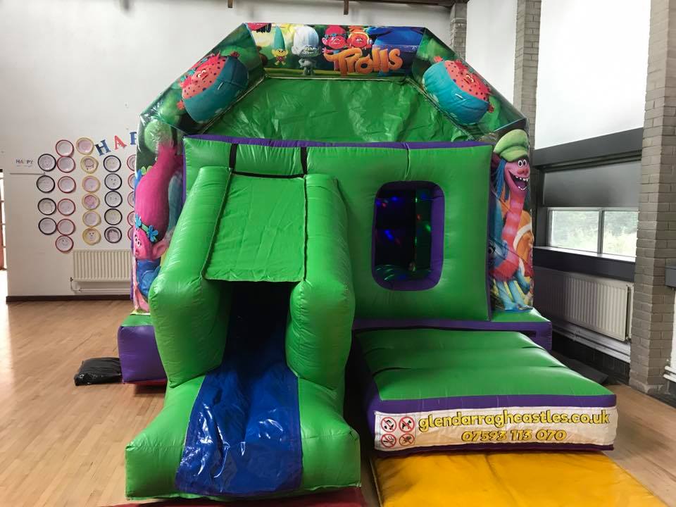 Trolls Bouncy Castle for hire in Bangor Trolls Bouncy Castle in Bangor