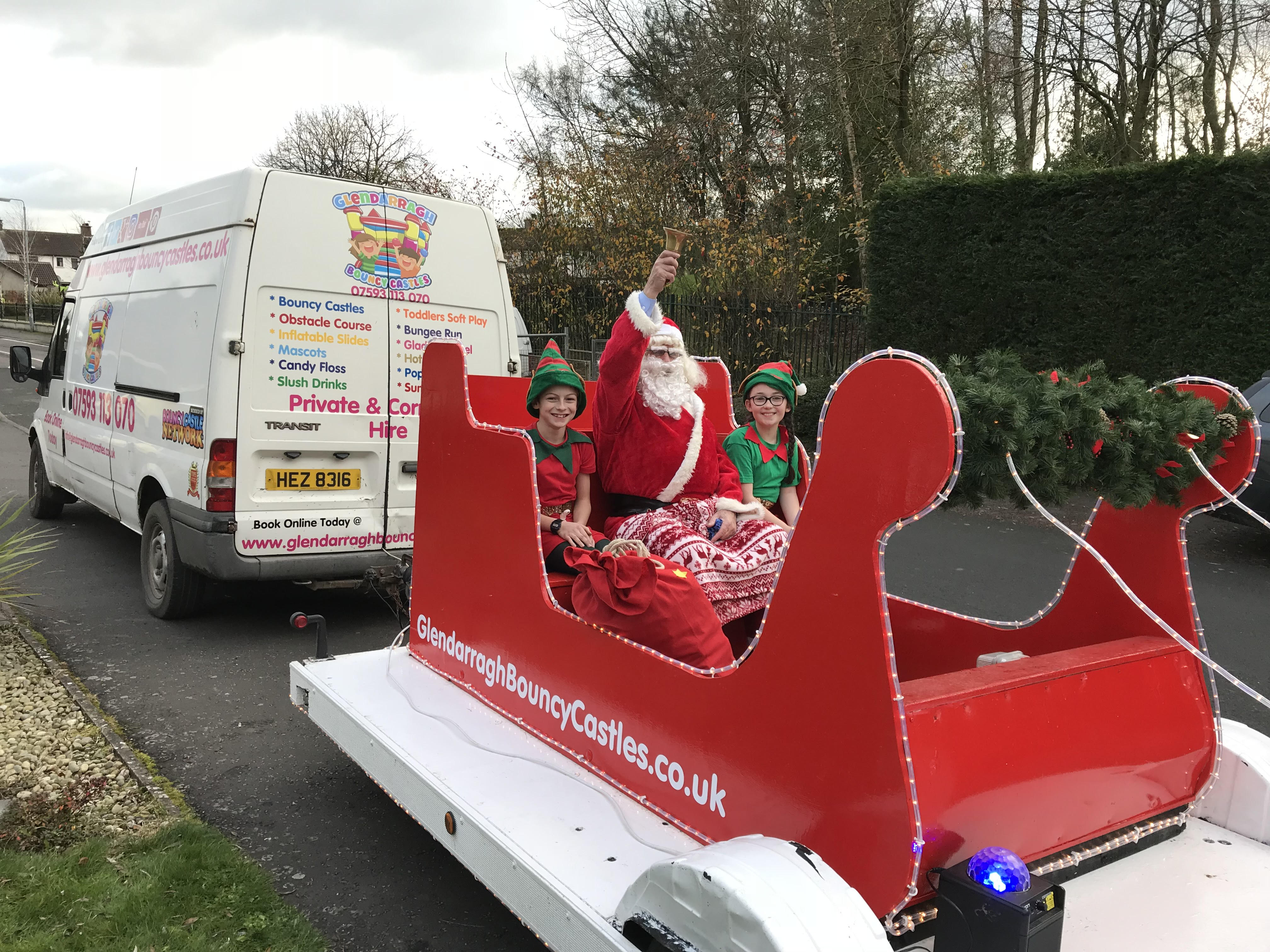 Santa Sleigh hire Newtownards and Belfast Santa Sleigh hire Newtownards and Belfast
