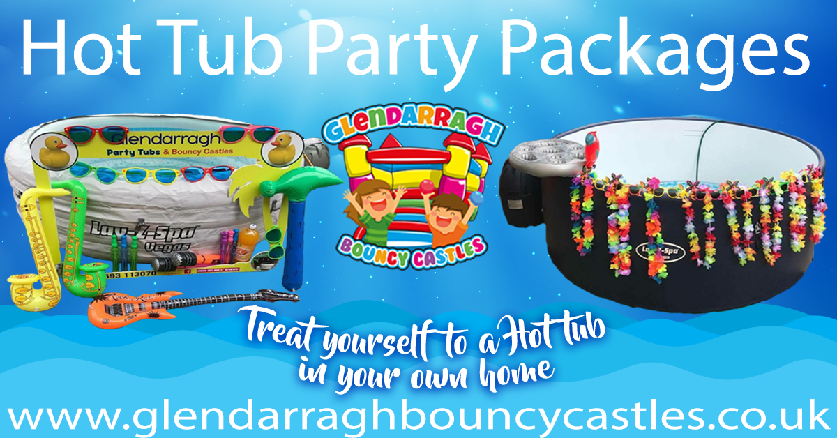 Hot Tub Packages Party Hire Glendarragh Bouncy Castles